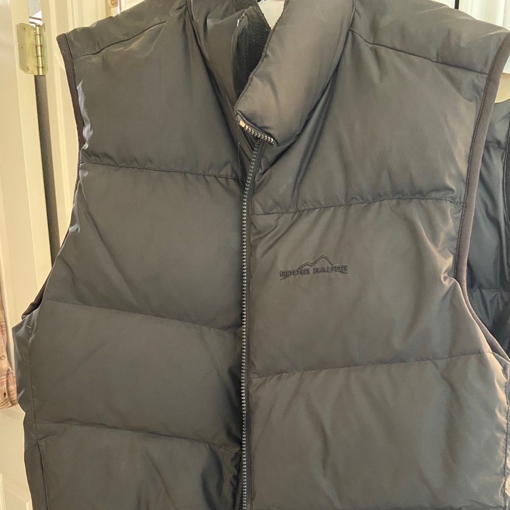 Eddie Bauer Men’s EB700 Goose Puffer Vest Black L